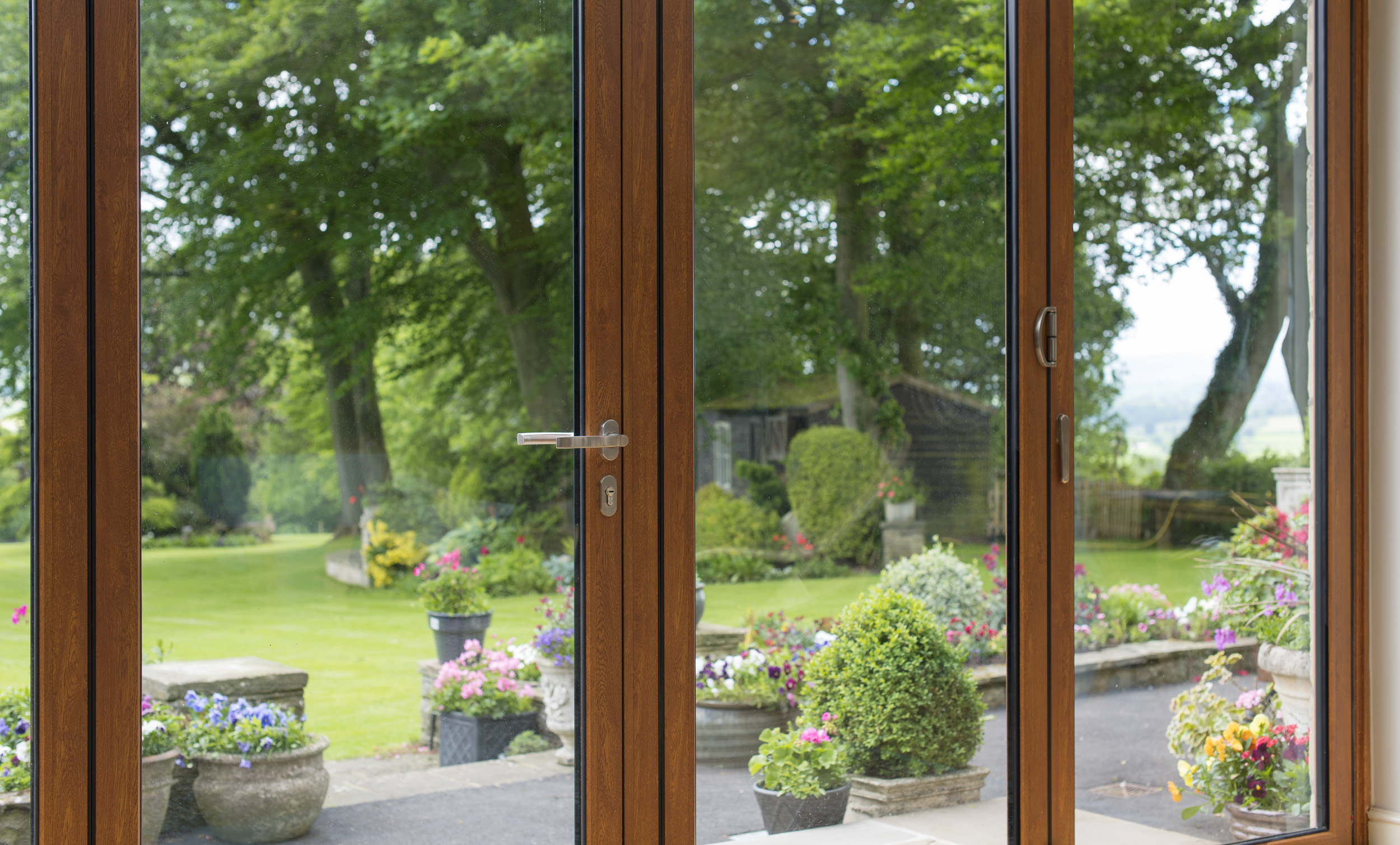 timber french doors