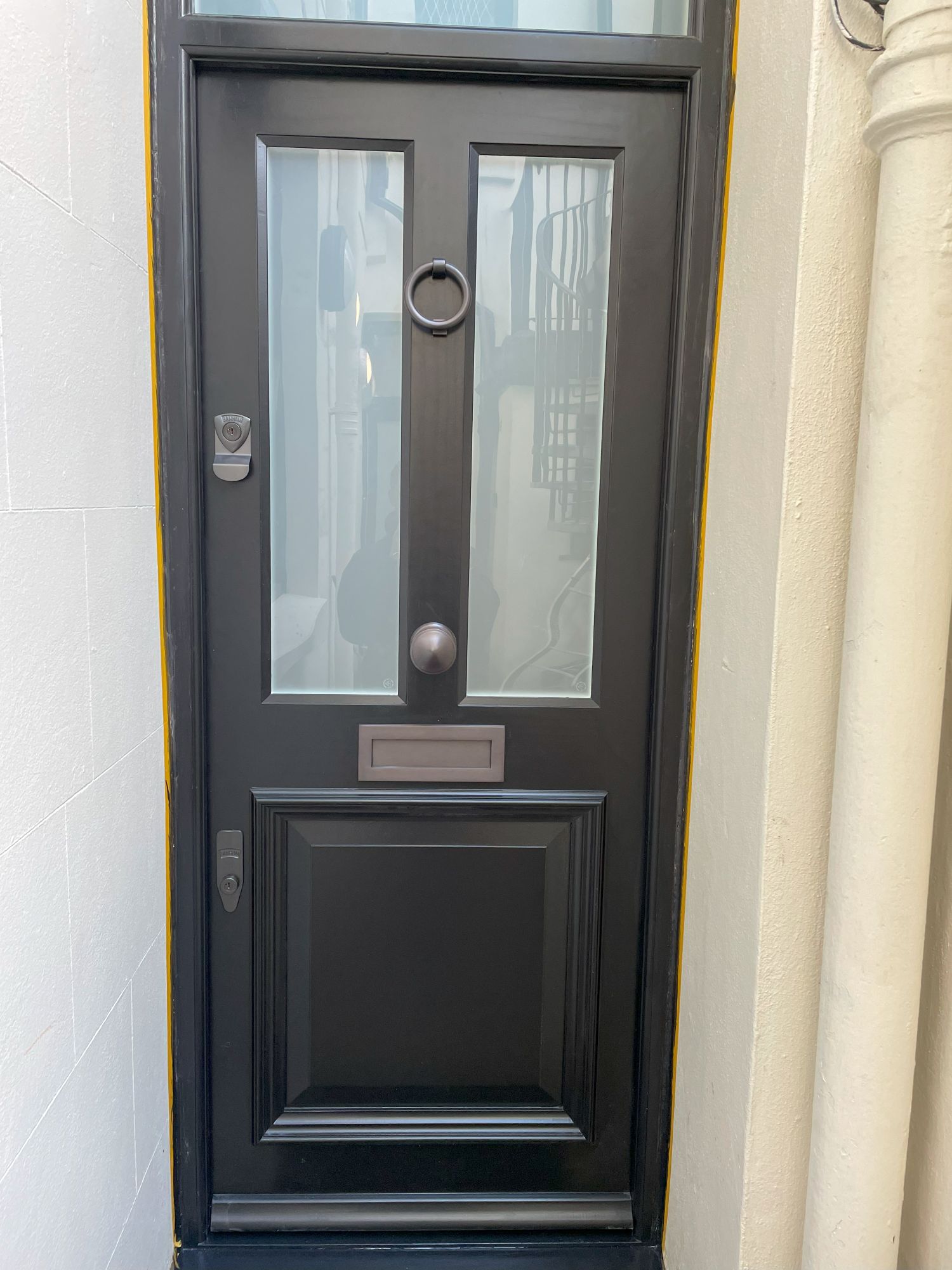 grey front door 