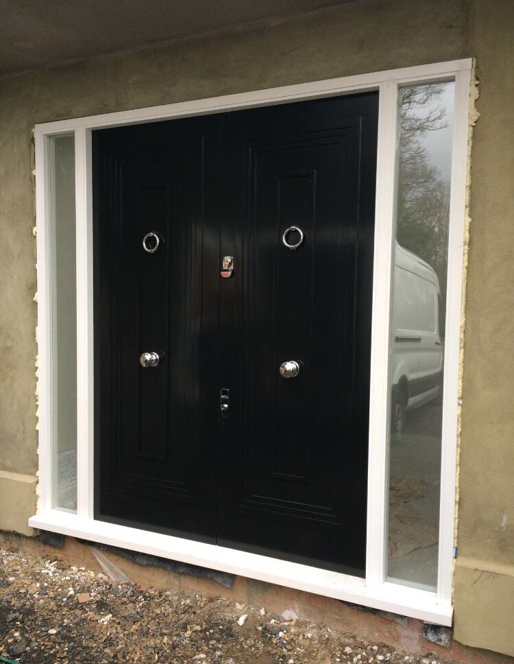 black front door 